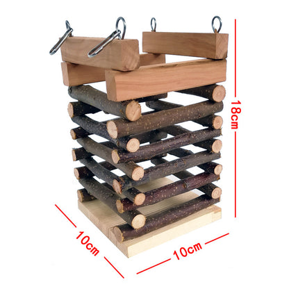 Holz-Heuraufe für Kaninchen & Meerschweinchen | Kleintiere