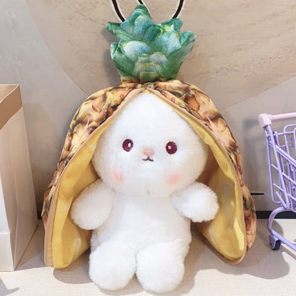 fruit rabbit plush toy cute transformation