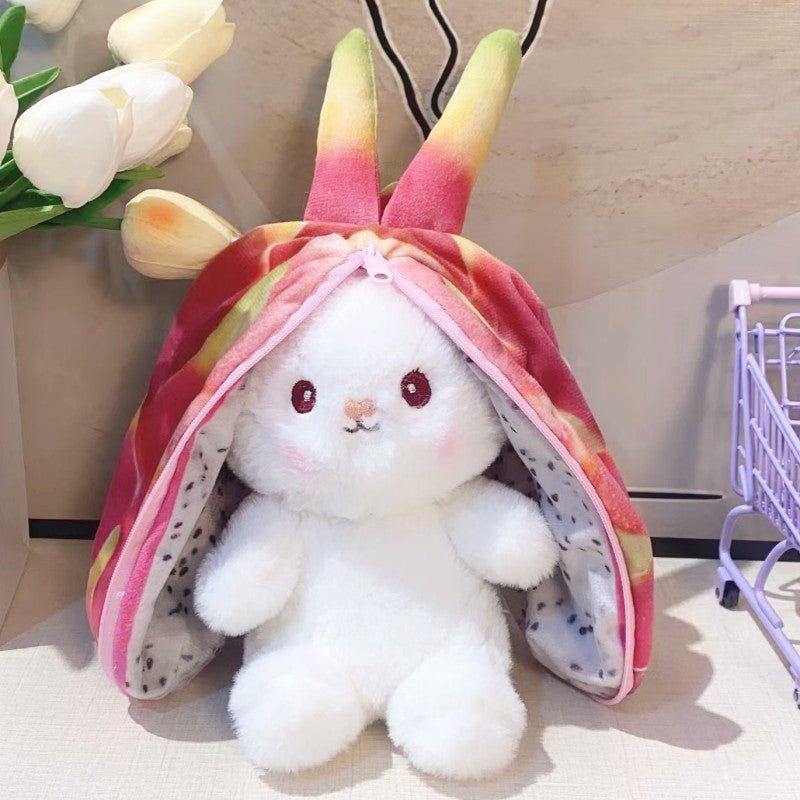 fruit rabbit plush toy cute transformation