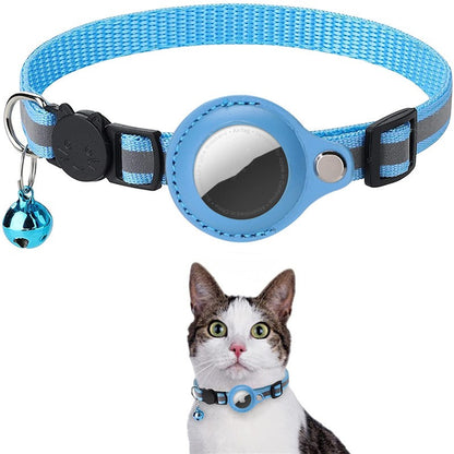 Reflektierendes Klingel GPS Ortungs-Halsband für Katzen für Apple Airtag