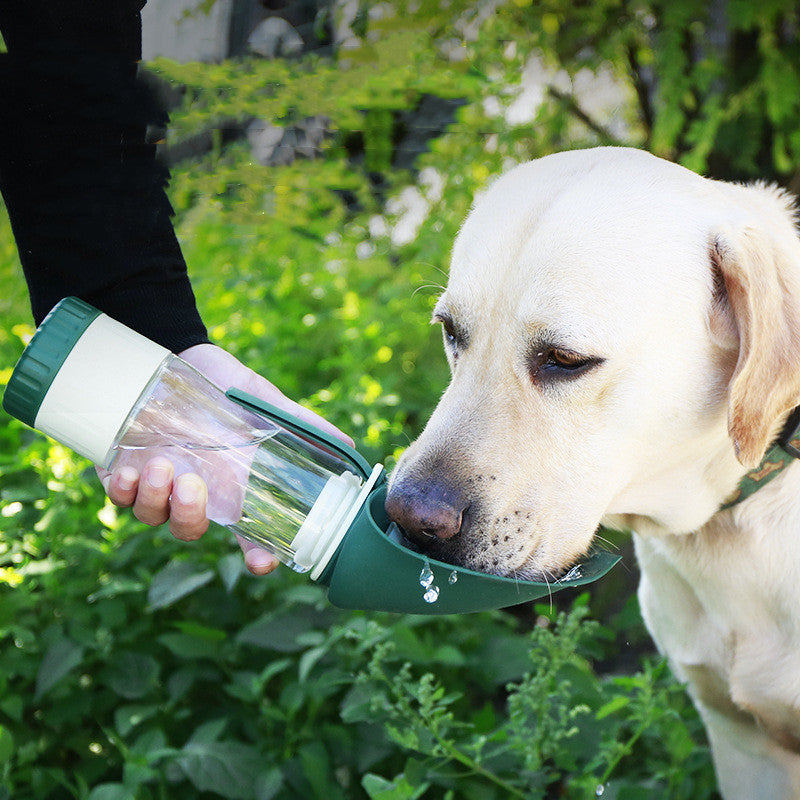 Multifunktions-Wasser & Futterspender für Hunde & Katzen für unterwegs